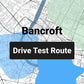 Bancroft Drive Test Route