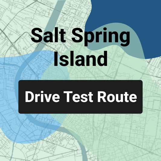 Salt Spring Island ICBC Road Test Route