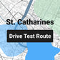 St. Cathrines Drive Test Route