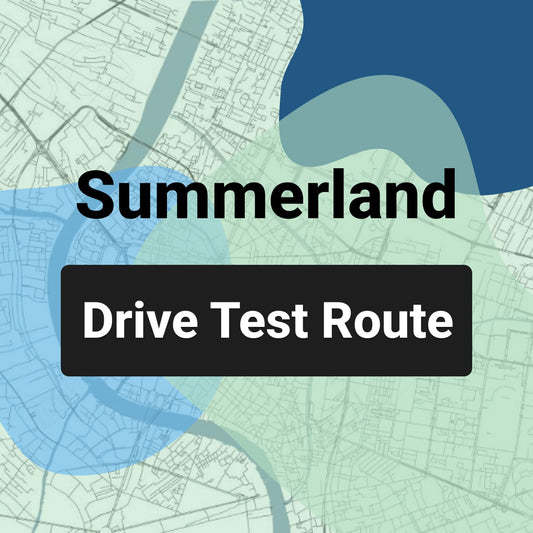 Summerland ICBC Road Test Route