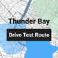 Thunder Bay Drive Test Route