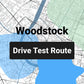 Woodstock-DriveTest-Route